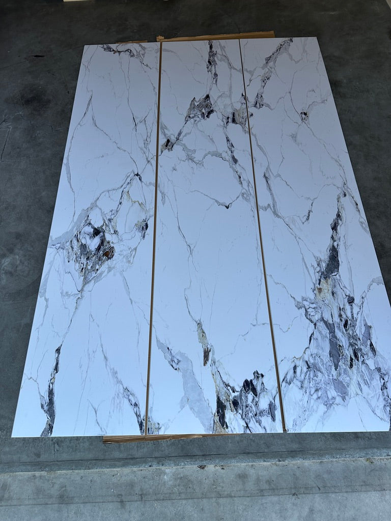 Statuario Premium SPC Click – Zestaw 3 Paneli Ściennych 60 × 280 cm