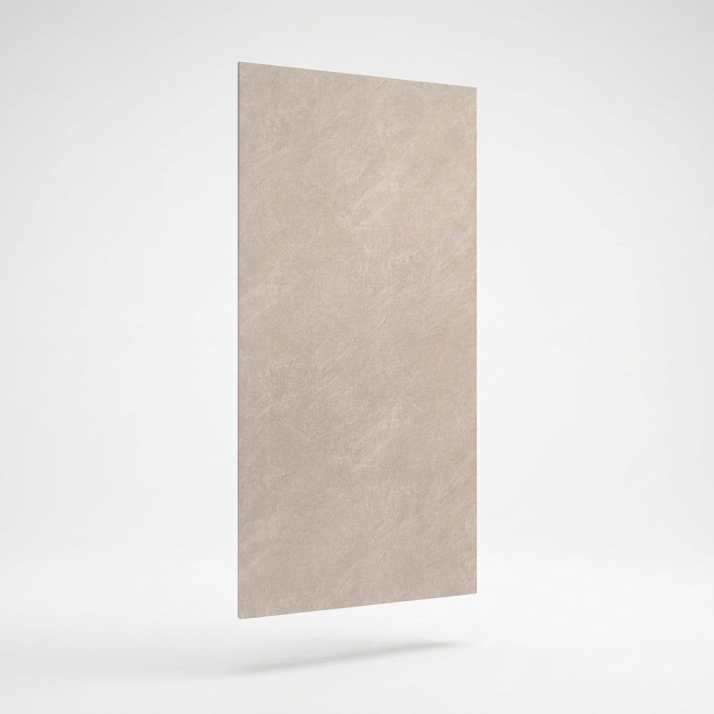 Arctic Pearl PVC wall panel 280×122 cm shown at an angle