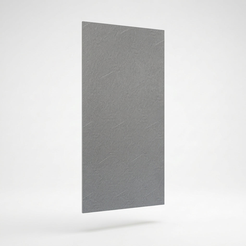 PVC-wandpaneel Factory Grey 280×122 cm op een lichte achtergrond