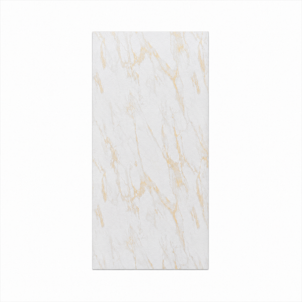 PVC-Wandpaneel Golden Rain 280×122 cm vor hellem Hintergrund