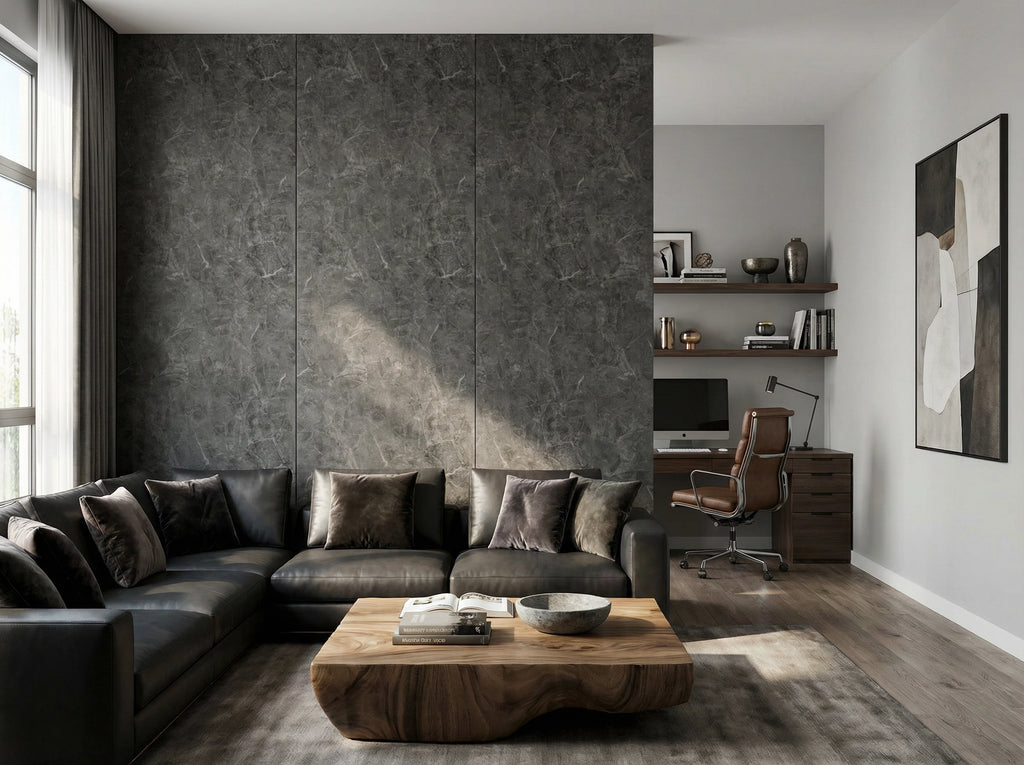 Graphite Ridge - PVC Wall Panel 280x122