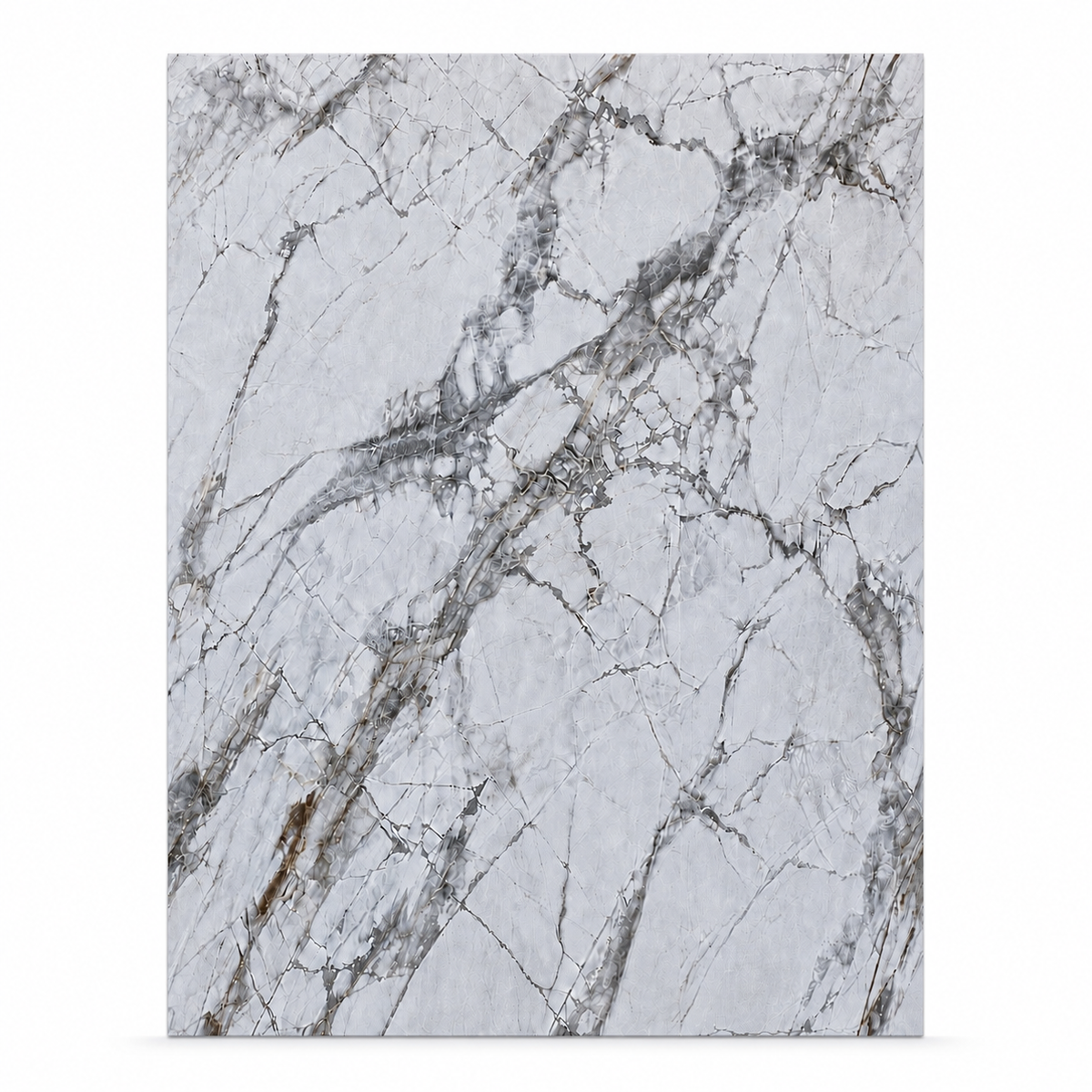 Full pattern of the set of three Invisible Grey Marble SPC panels