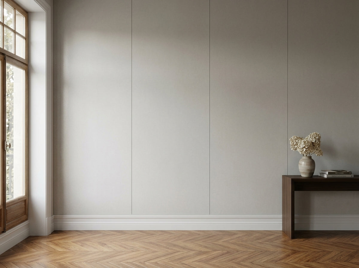PVC-Wandpaneel Light Canyon an der Wand eines minimalistischen Interieurs
