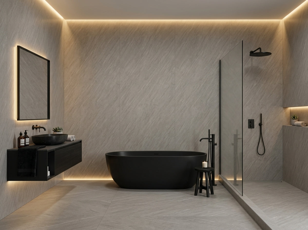 Loft Ash - PVC Wall Panel 280x122