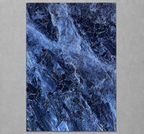 Sodalite Blue SPC Click System - Zestaw 3 Paneli Ściennych 60 × 280 cm